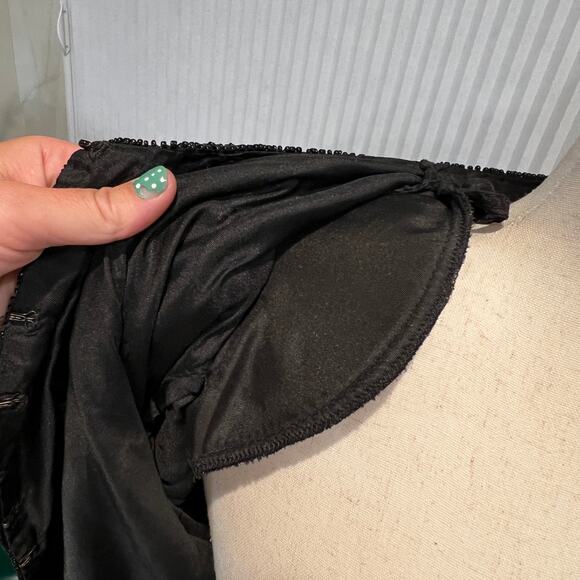 PAPELL BOUTIQUE Women's Silk Beaded Sequin Evening Jacket Size 12 - Picture 4 of 8